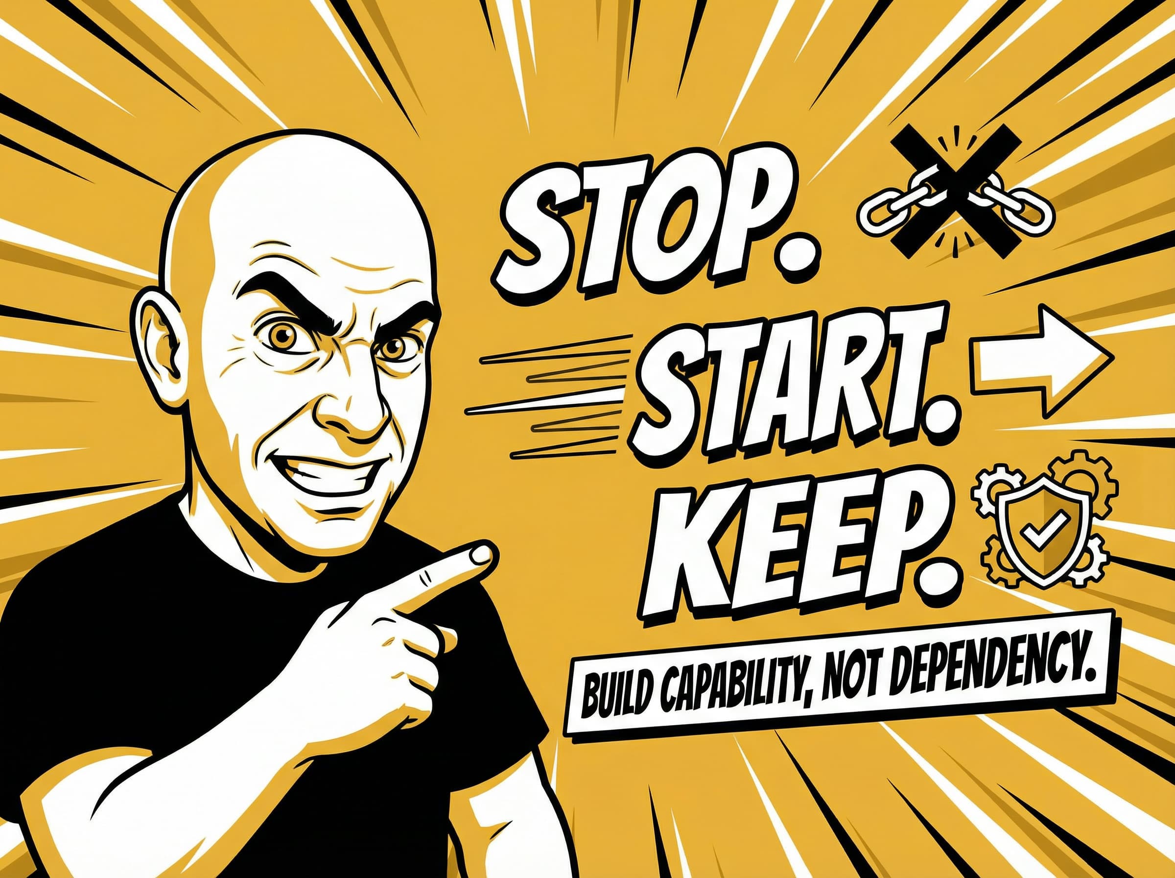 Thumbnail for Stop. Start. Keep.