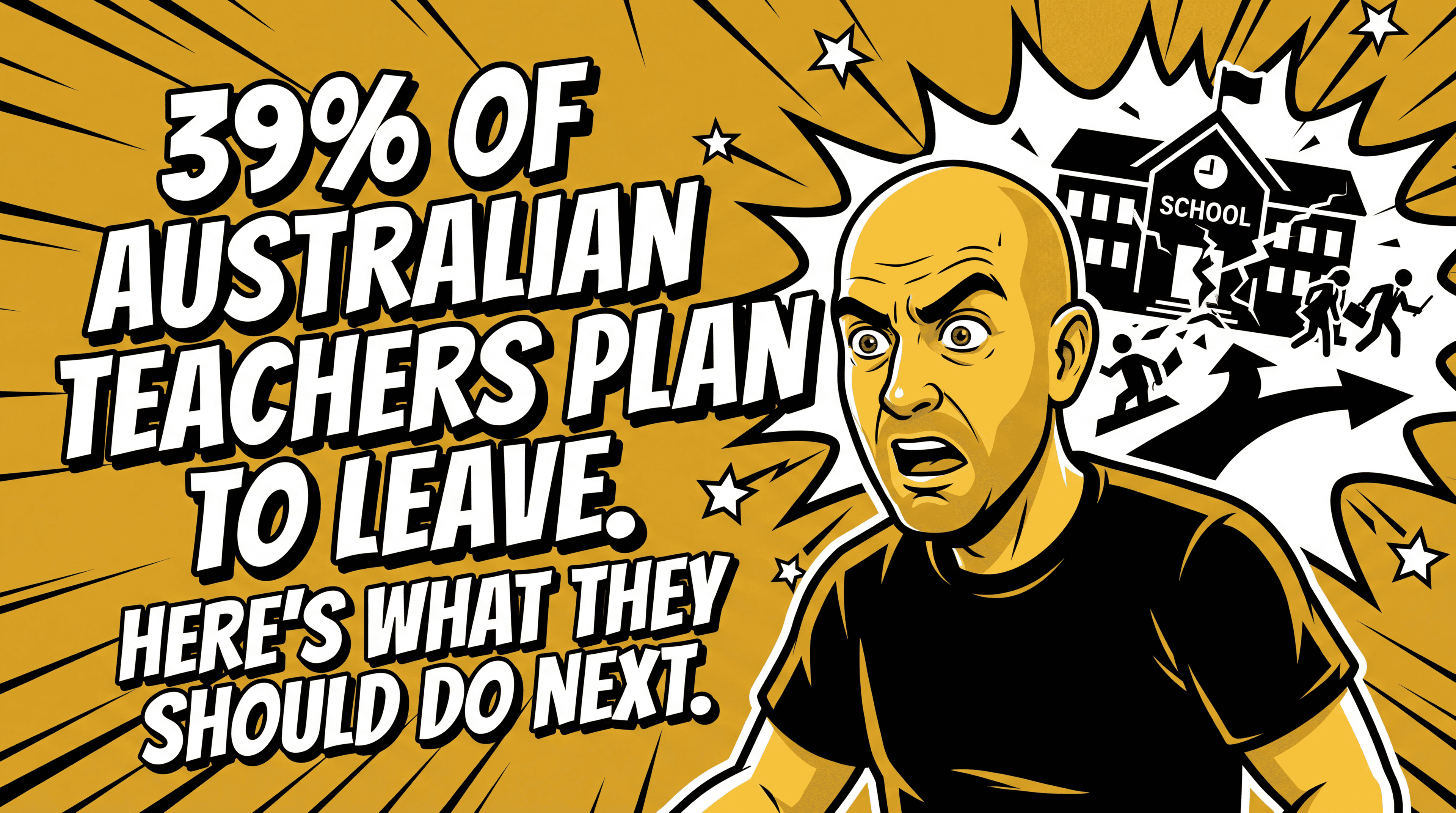 39% of Australian Teachers Plan to Leave. Here's What They Should Do Next.
