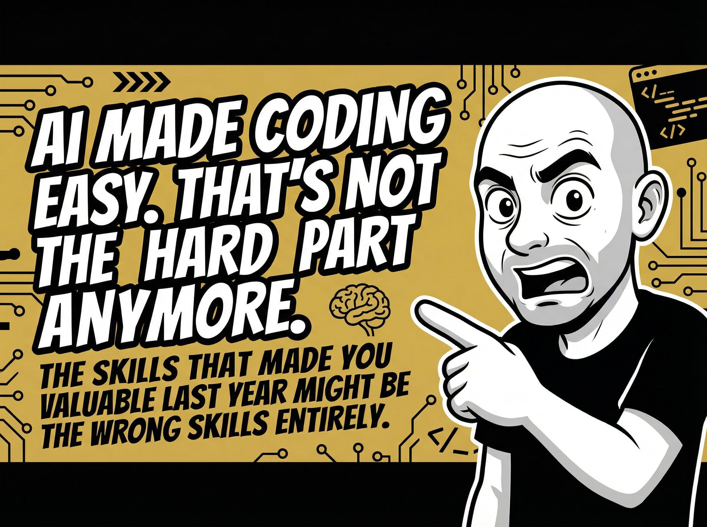 Thumbnail for AI Made Coding Easy. That's Not the Hard Part Anymore.