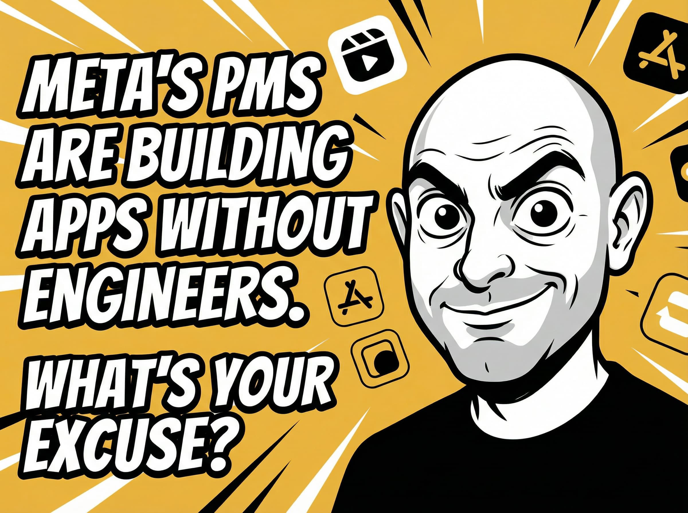 Thumbnail for Meta's PMs Are Building Apps Without Engineers. What's Your Excuse?
