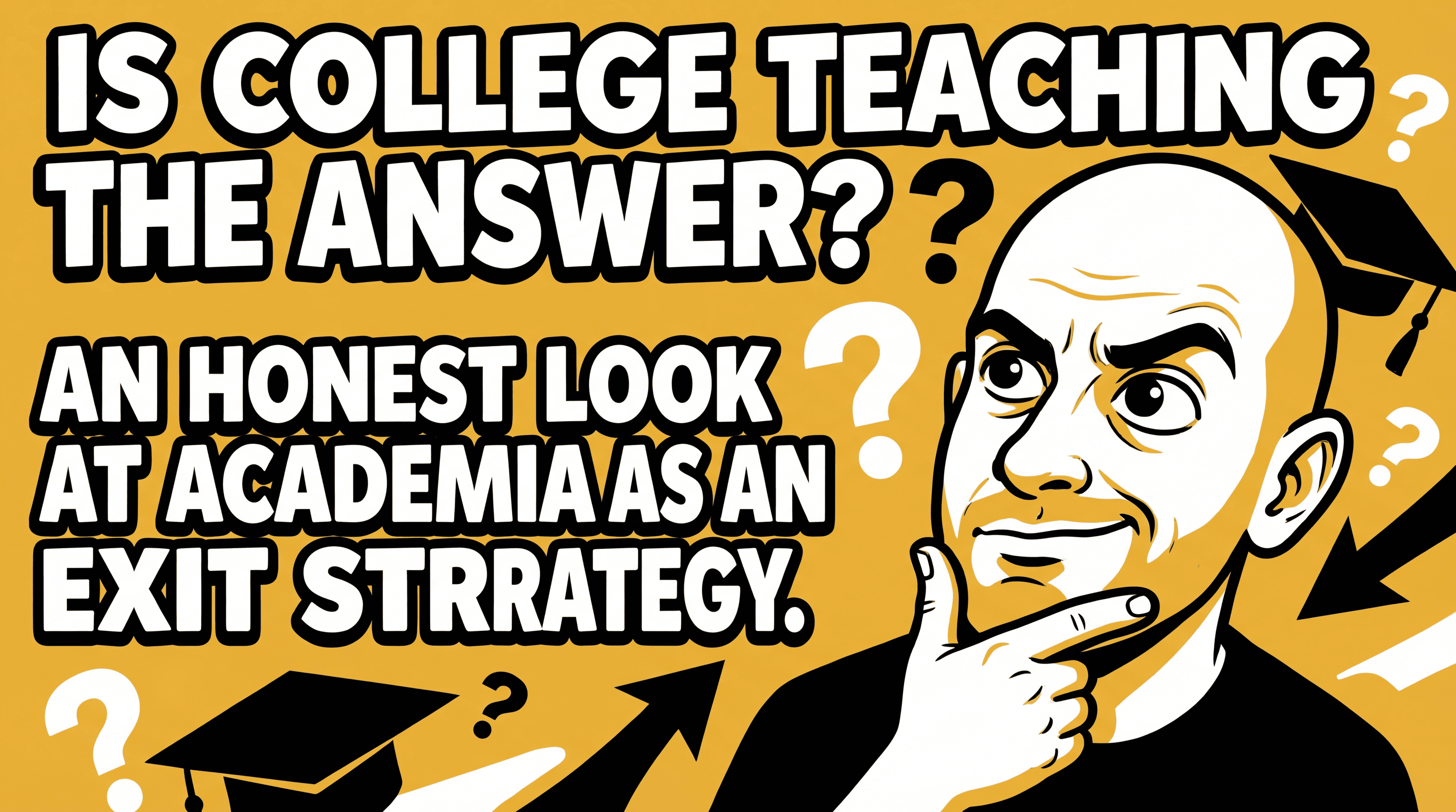 Is College Teaching the Answer? An Honest Look at Academia as an Exit Strategy